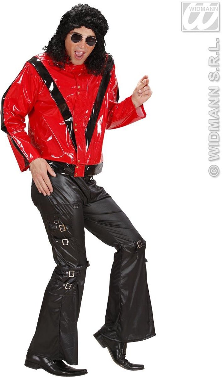 Michael Jackson Kostuum | Jack Thriller Thriller Michael Jackson Kostuum Man | Large | Carnaval kostuum | Verkleedkleding